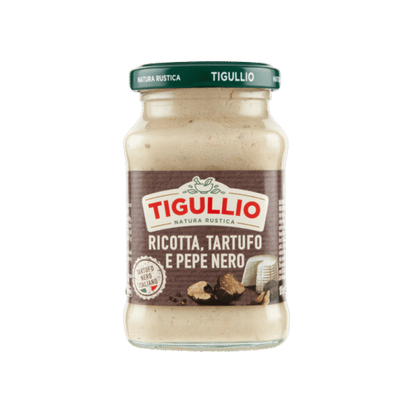 Rikota, triufeliais ir juodaisiais pipirais -185 g