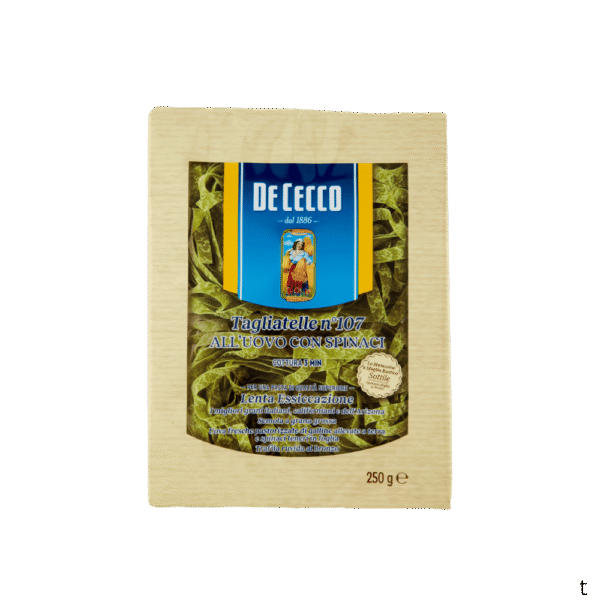 Makaronai su špinatais - 250 g