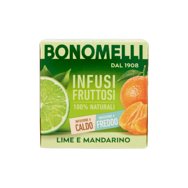 Žolelių arbata su laimu ir mandarinu 12vnt